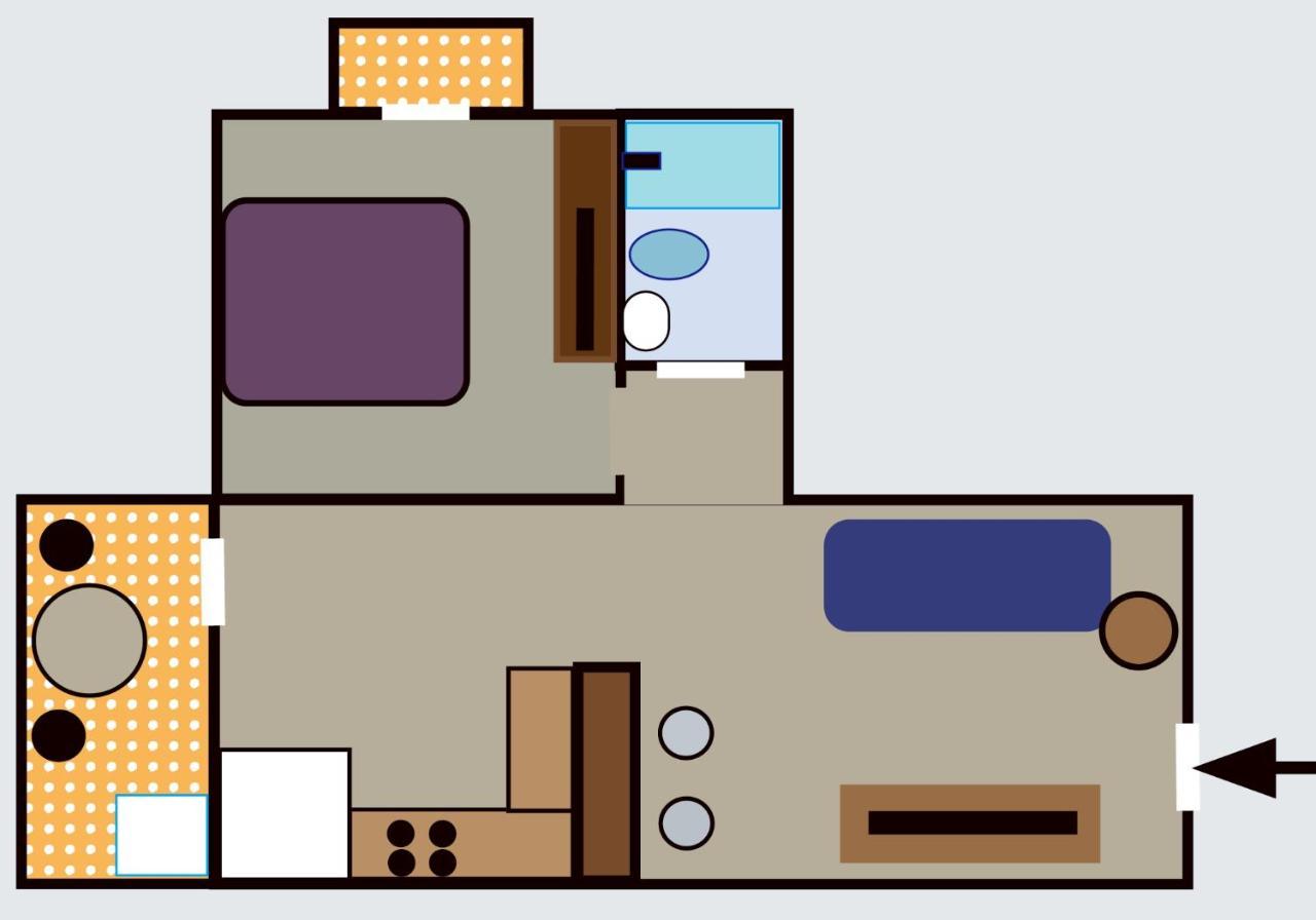 Modern 1-bedroom In