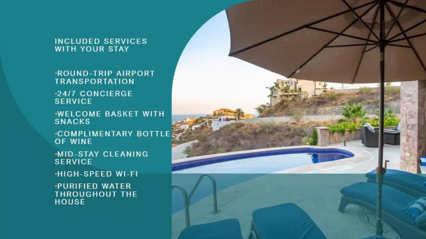 Villa 6bd With Ocean Views In Cabo *