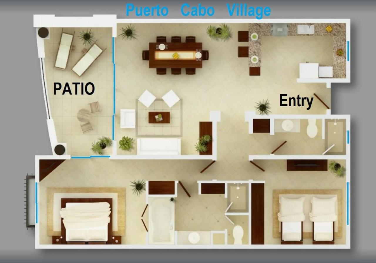 Perfect Location - Puerta Cabo Village 500 Steps To The Beach & *