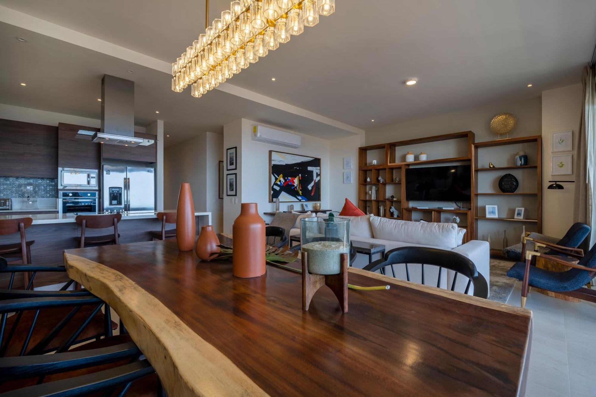 Apartamento Luxury With Ocean View, Balcony, And Pool