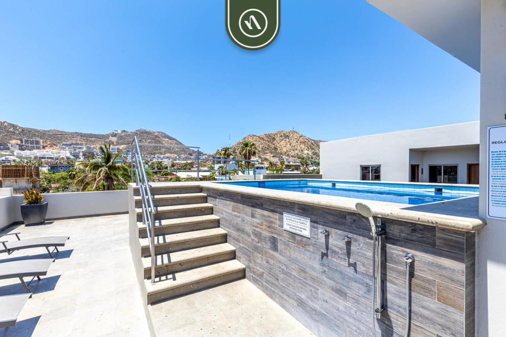 1br With King Bed - Rooftop Pool - Near Downtown Apartment Cabo San Lucas